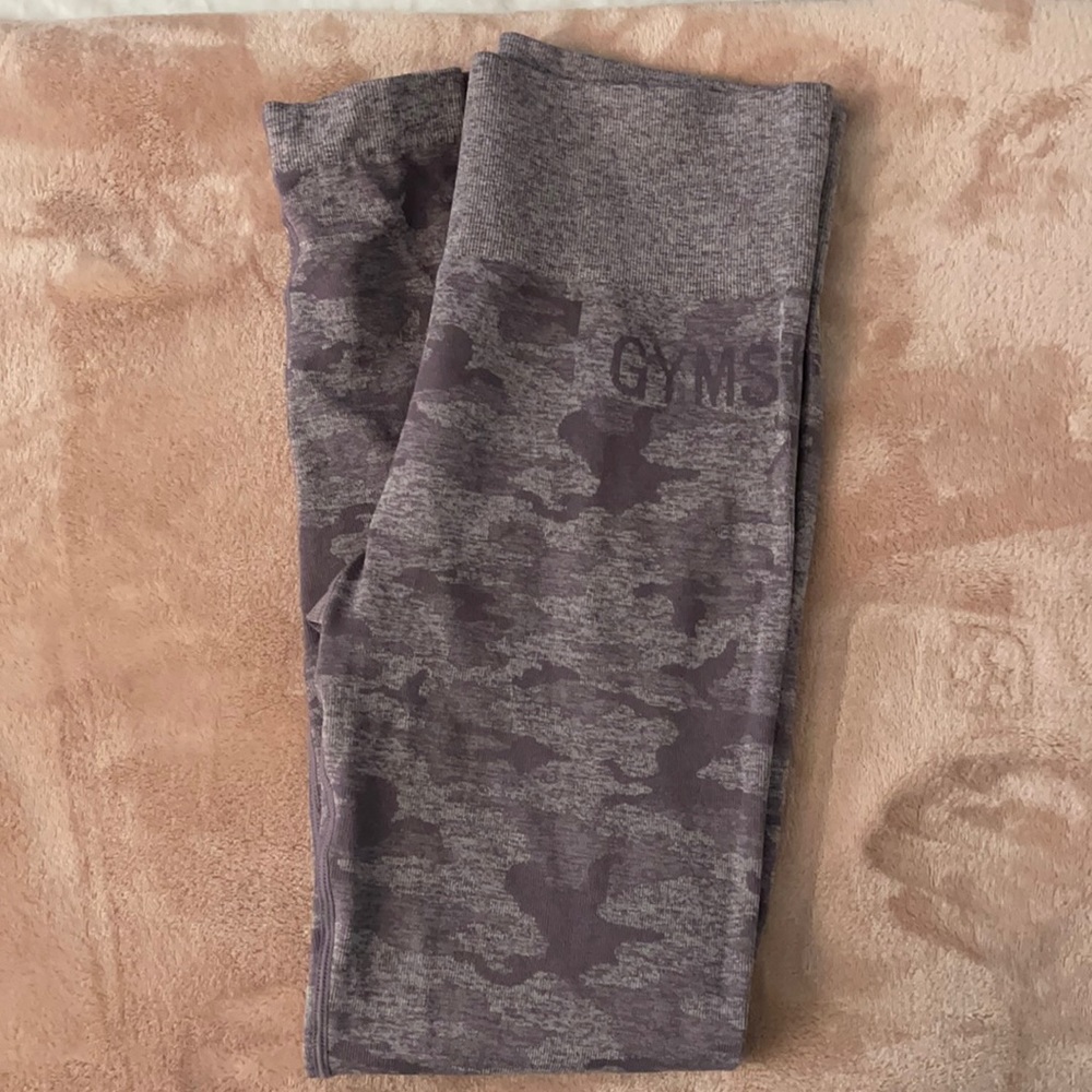 Lavender Camo Gymshark Leggings